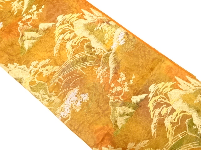 JAPANESE FUKURO OBI / WOVEN TREES